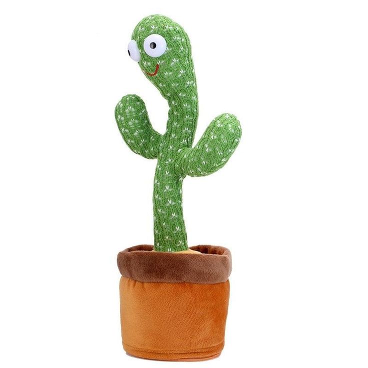 Cactus Bailarin Musical y Repetidor De Voz Recargable - [PROMOCIÓN DISPONIBLE SOLO HOY]